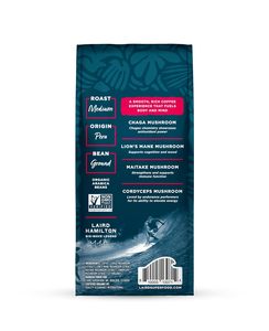 Café Tostado Medio Peruano Laird Superfood con Hongos Funcionales, 12 oz. Bolsa - Product Image 3