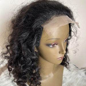 Peluca de Cabello Humano Remy Virgen 100% Glamorosa, con Cierre, Suave, Acabado Natural Completo, Ondas Indias de la Más Alta Calidad, Rizado Jerry a Máquina - Product Image 2