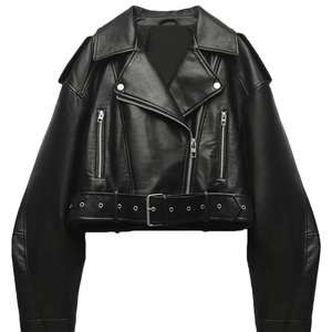 High Quality Custom Embroidery Breathable Windproof Winter Sportswear <b>Long</b> Sleeve Leather <b>Men's</b> <b>Jacket</b> - Product Image 1