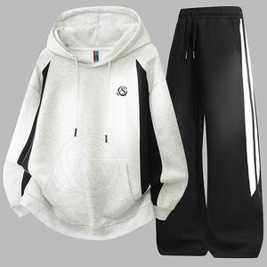 Conjunto Personalizado para Hombre 2025, Sudadera con Capucha y Pantalones de Felpa Francesa Gruesa, Secado Rápido, Transpirable, para Uso Casual, Más Vendido - Product Image 1