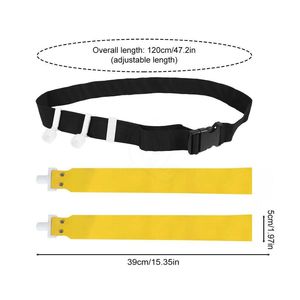 Ensemble de ceintures de flag football avec sangle de taille réglable, équipement d'entraînement durable pour les équipes sportives professionnelles, OEM ODM - Product Image 5