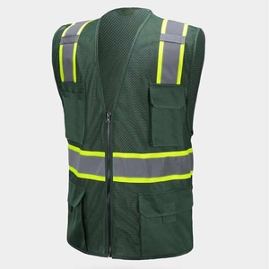 Chalecos DE SEGURIDAD reflectantes personalizados al por mayor Fabricación de diseño premium transpirable suave cómodo alta visibilidad Oem Odm - Product Image 3