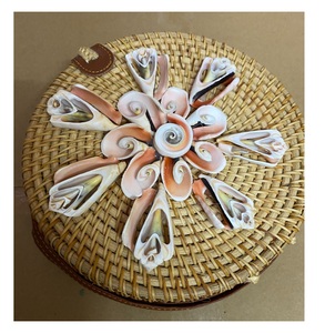 Proveedor 99 Gold Data-Bolso de mujer Bolso tejido de ratán Bandolera de un solo hombro Tejido Mano redonda Verano Paja Playa - Product Image 4