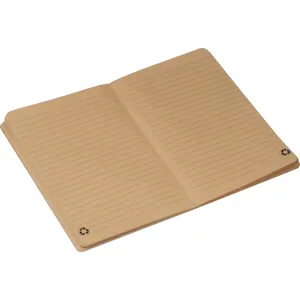 Quaderno A5 Benedict in Carta Kraft Riciclata, Gadget Promozionale Ecologico - Product Image 2