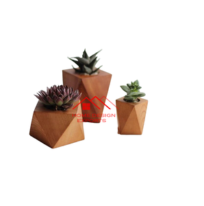 Offre spéciale Décoration de maison et hôtel de luxe Vase en métal au prix de gros Vase en bois au design dernier cri Décoration de table - Product Image 1