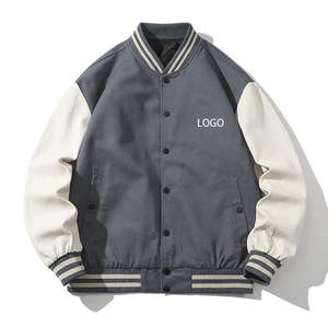 2025 vente en gros hommes université vestes Letterman vestes personnalisé Baseball broderie patchs Letterman université Bomber veste - Product Image 4