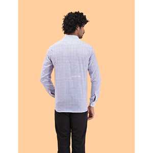 Chemises habillées en coton imprimé pour hommes, manches longues, tissu popeline respirant, motif à pois, taille XL, ODM OES - Product Image 3