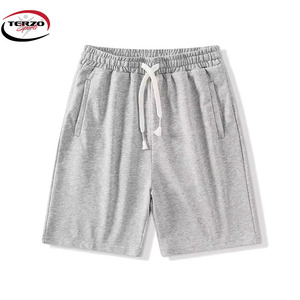 Pantalones cortos deportivos de gimnasio para hombre OEM 100% algodón cómodos French Terry Jogger pantalones cortos de chándal personalizados para hombre estilo de calle de talla grande - Product Image 4
