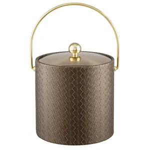 New Hammered Design Ice <b>Bucket</b> for Chiller Wine New Look Metal Wine <b>Bucket</b> for Wien Bottles New Look Wine Chiller - Product Image 3