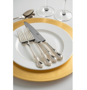 Ensemble de couverts en acier inoxydable plaqué argent élégant et durable pour une cuisine raffinée ou une utilisation quotidienne - Product Image 5
