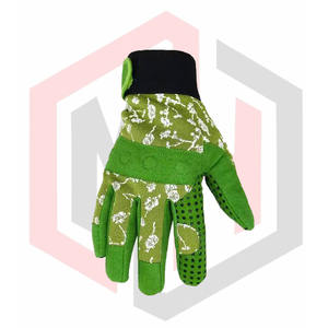 Gant de jardinage 2025 populaire, design personnalisé, antidérapant, compatible écran tactile, matériau sur mesure, poignet tricoté épais 11 oz, pour femme, travail - Product Image 2