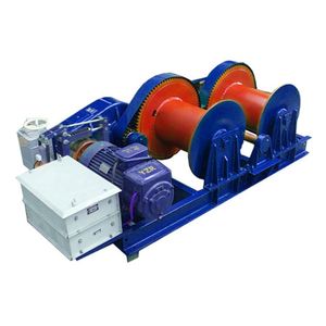 New Generation Endless Wire Rope Long Distance Pulling Double <b>Drum</b> Electric Friction <b>Winch</b> - Product Image 1