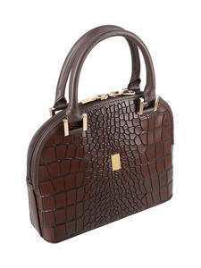 2025 sacs à main de luxe pour femmes sacs à main pour femmes motif Crocodile en cuir véritable grande capacité fermeture éclair Logo personnalisé pour un usage quotidien OEM - Product Image 3