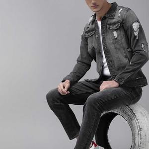 Vestes en jean personnalisées avec broderie partout Veste en jean pour femmes Vestes en jean brodées pour hommes - Product Image 3