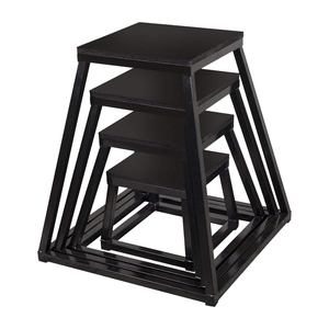 Heavy-Duty Steel <b>Plyometric</b> Jump <b>Box</b> with Customizable Color & Logo for Strength Training and Workout Conditioning Enhancement - Product Image 4