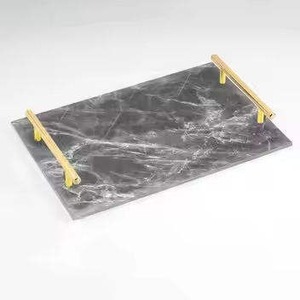 Nouveau Design Aluminium Métal Or Émail Finition Chocolat Plateau De Service Vaisselle pour Diwali Artisanat En Métal Fabriqué - Product Image 6