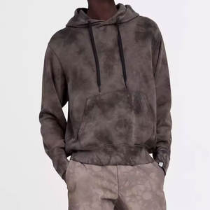 Vente en gros 2024 sweat à capuche surdimensionné tie dye Sun Fade pour hommes personnalisé 100% sweat thermique en polaire de coton lourd sweat à capuche haut pour hommes - Product Image 3