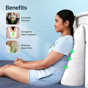 Frido Ultimate Wedge Cushion-Spun Fabric with <b>Foam</b> Filling Washable & Breathable - Product Image 6