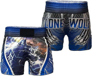 Vente en gros de shorts de boxe Muay Thai personnalisés pour les arts martiaux - Product Image 1