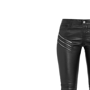 Meilleur style de pantalon en cuir pour femmes Meilleur vendeur Pantalon en cuir à jambe droite pour femmes de taille adulte à vendre - Product Image 4