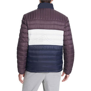 High Quality Pakistan Made Autumn Puffer <b>Jackets</b> Front Logo Custom Design Breathable Eco-Friendly Nylon/Polyester Casual <b>Men</b> - Product Image 3