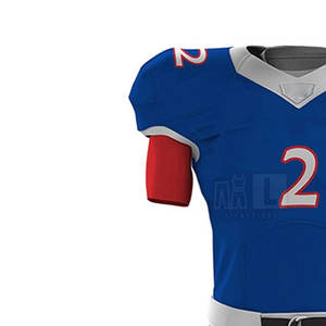 Uniforme de fútbol americano de alta calidad con mangas cortas y características transpirables: ¡nueva y elegante oferta a un precio increíblemente barato! - Product Image 5