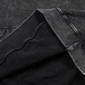 เสื้อมีฮู้ดฟอกสีกรดสำหรับผู้ชาย, เสื้อมีฮู้ดโอเวอร์ไซส์ผ้าฝ้าย100% สำหรับฤดูหนาว - Product Image 6