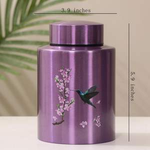 Urnas medianas de acero inoxidable para cenizas humanas, urnas medianas para cenizas, urnas de cremación de recuerdo para adultos, hombres y mujeres, tamaño personalizado - Product Image 4