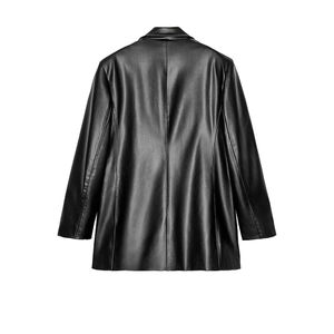 เสื้อโค้ทหนังแท้สำหรับผู้หญิงเสื้อโค้ทหนังแท้สไตล์ทันสมัย - Product Image 4