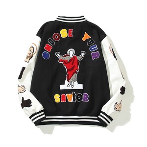 Chaquetas Universitarias de Béisbol Bordadas en Chenilla de Lana con Logotipo Personalizado para Hombre, Chaqueta Universitaria Vintage con Mangas de Cuero Vacío - Product Image 3