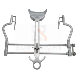 Retractor Abdominal Balfour con Hoja Lateral Fenestrada, Manual, Certificado CE, Fabricado en Acero Inoxidable de Grado Médico, Instrumentos Surgiright - Product Image 4