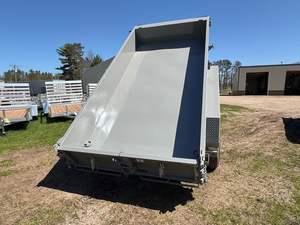 Remorque de ferme à benne basculante hydraulique à usage intensif de bonne qualité à vendre petite remorque de tracteur agricole - Product Image 4