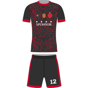 เสื้อเจอร์ซีย์ฟุตบอลชุดยูนิฟอร์มทีมแห้งเร็วชุดเล่นฟุตบอลออกแบบได้ตามต้องการ - Product Image 1