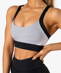 Ropa interior de LICRA para mujer, prenda de gimnasio acolchada de alta calidad, sin costuras, de alto impacto, personalizada, OEM ODM, bajo nivel de pedido, Anti logotipo - Product Image 1
