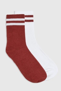 Gran oferta de moda, calcetines de punto personalizados para hombre, ropa de invierno, 100% de algodón, logotipo bordado personalizado, ropa de calle cálida, calcetines largos para hombre - Product Image 5