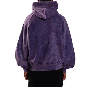 Sudaderas con Capucha para Hombre, Personalizadas con Logotipo, Estilo Urbano Invernal, Felpa de Algodón Gruesa, Lavado Ácido, Estilo Holgado, Impresión Digital - Product Image 2