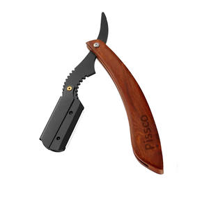 Navaja de Afeitar Recta para Hombre, con Logotipo Personalizado, de Acero Inoxidable, para Barbería - Product Image 6