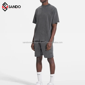 Logotipo personalizado 100% Camiseta de algodón Nylon Spandex Absorbe la humedad Hombres Top Cuello redondo Gimnasio Camisetas para hombres - Product Image 5