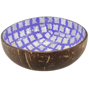 ชามโมเสกเปลือกมะพร้าวประดับมุกหลากสีสัน งานฝีมือประณีต ธรรมชาติ เป็นมิตรต่อสิ่งแวดล้อม หรูหรา ใช้สำหรับเสิร์ฟ - Product Image 5