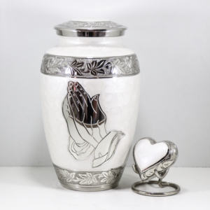 Urna de cremación para cenizas de humanos, recuerdo pequeño, brillante, clase mundial, calidad, hecho a mano - Product Image 1
