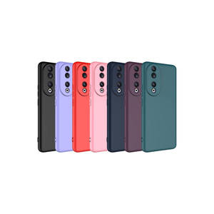 Coque de protection en silicone liquide JoieCreatif Série Mara Slim Fit pour Honor 90 - Style Ins Protection Téléphone Modèle 8i S23 Plus - Product Image 3