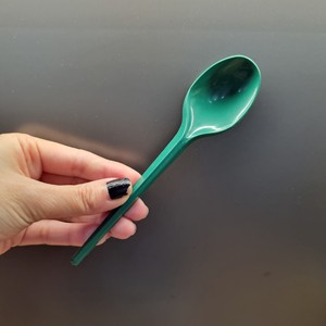 Cucharas de plástico desechables de mango largo para fiesta, restaurante, comida rápida, cumpleaños, niños, la fábrica más vendida de Vietnam 2025 - Product Image 6