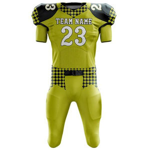 Uniformes de fútbol americano personalizados de alta calidad, conjuntos transpirables con diseños de impresión sublimados, recién llegados - Product Image 2