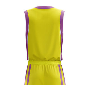 Equipo de baloncesto personalizado para hombres, uniforme de baloncesto de nuevo diseño con bajo Moq, transpirable y personalizado - Product Image 6