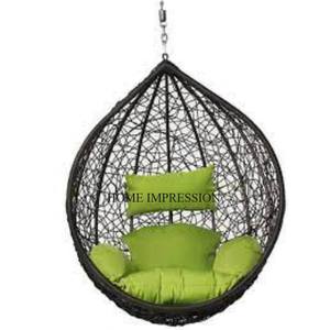 Blue ColoR Enamel Finished Metal Made <b>Garden</b> <b>Swings</b> With Antique Craftsmanship & Durable Metal Construction for Long-Lasting Use - Product Image 3