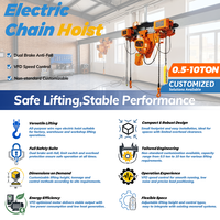 Palans à chaîne électriques 0,5T 1T 2T 3T 5T avec chariot pour levage en atelier et entrepôt – Vente directe usine