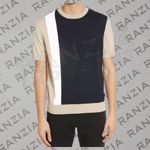 Camiseta personalizada de gran tamaño de algodón 230G 100% para mujeres y hombres, camiseta Unisex con gráfico Beige liso de manga larga completa - Product Image 2