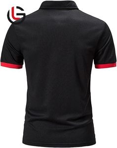 เสื้อโปโลผ้าฝ้ายสแปนเด็กซ์สำหรับผู้ชายเสื้อโปโลผ้าถักไซส์ใหญ่พิเศษลำลองผ้า100% เป็นมิตร - Product Image 4