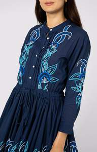 Unique Print Designer for <b>Women</b> <b>Sexy</b> Mini Clothing Short Sleeve Handmade Bohemian <b>Dress</b> - Product Image 3