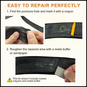 Patch de réparation de chambre à air P1106-5 + ciment - Product Image 3